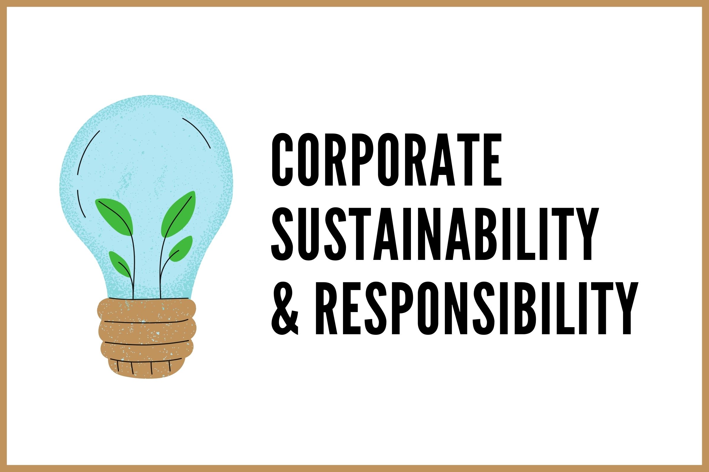 Corporate Sustainability and Responsibility