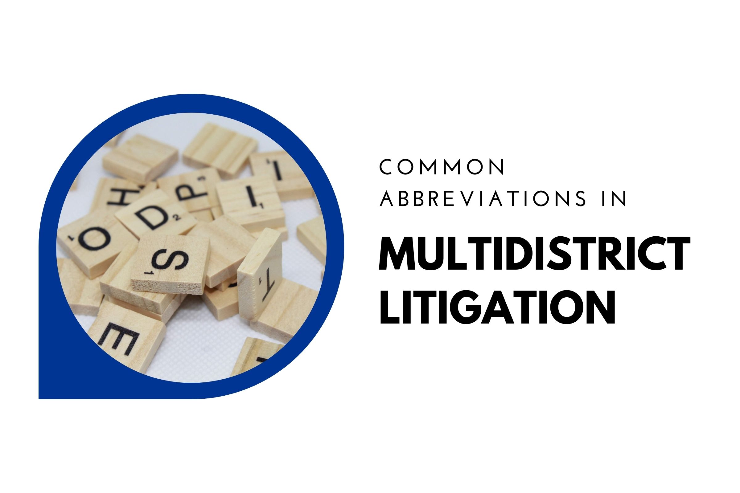 Common Abbreviations in Multidistrict Litigation