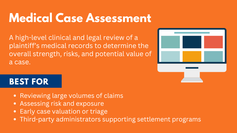 Medical Case Assessment: Best For