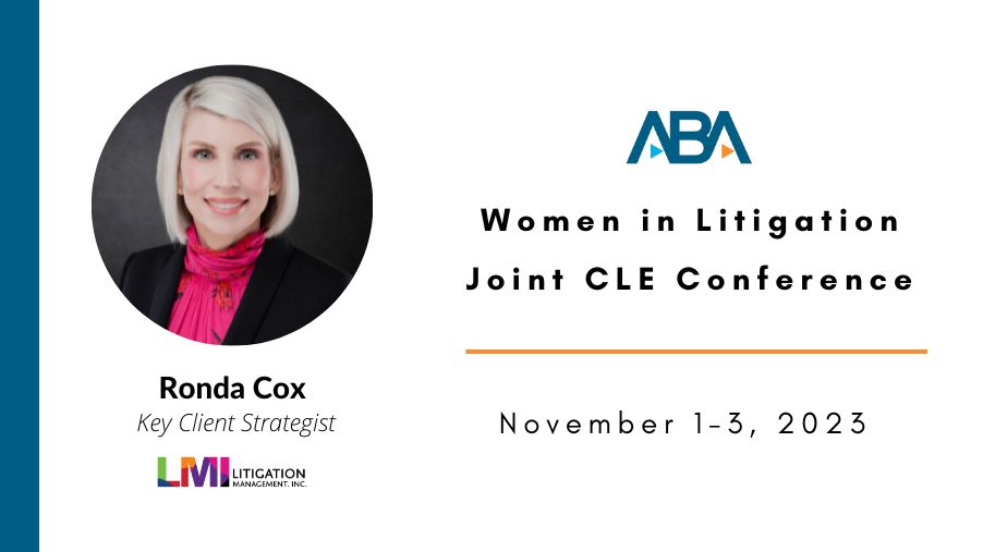Ronda Cox attending ABA Women in Litigation Conference