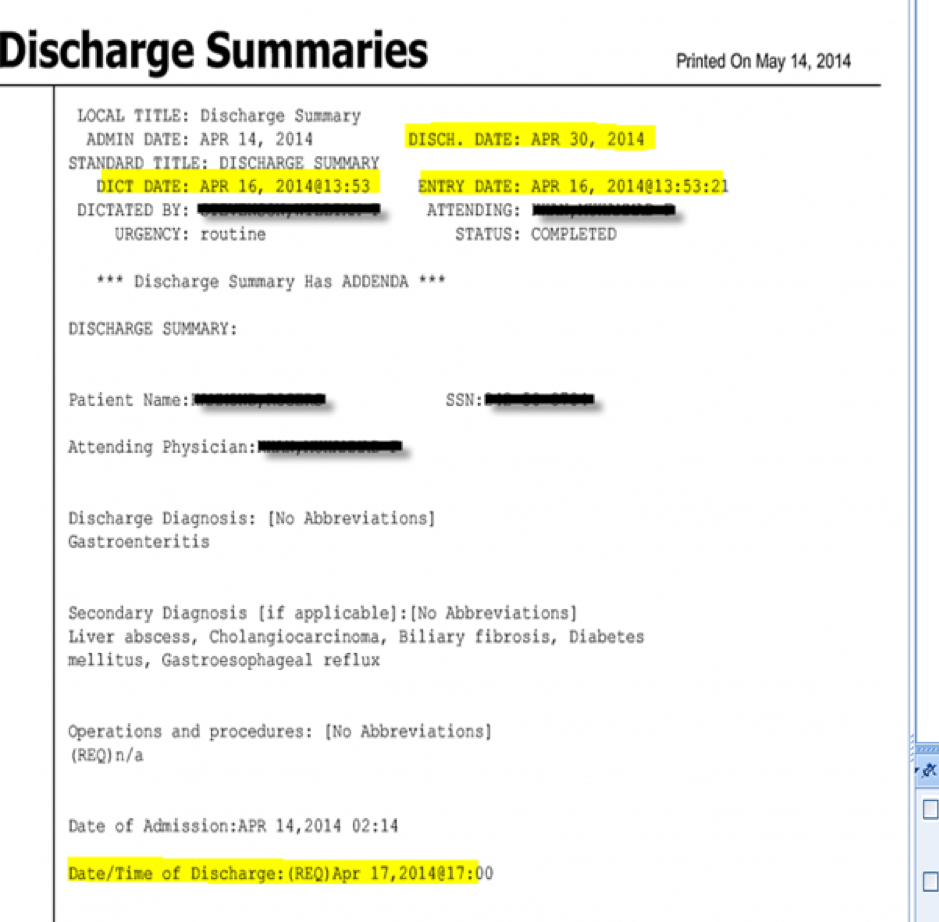 LMI Figure 4 - Discharge Summary